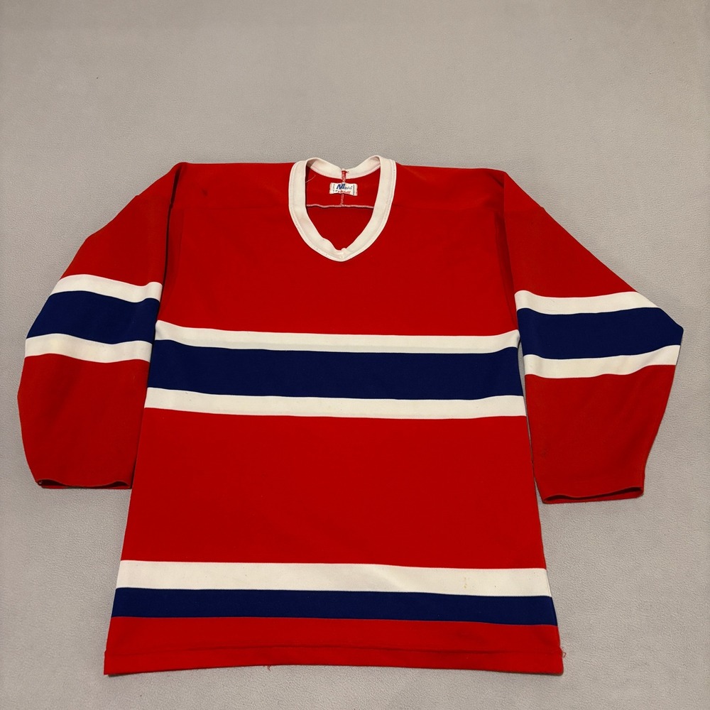 Vintage Maska Montreal Canadiens Color Hockey Jersey Mens XL Blank NHL Summer